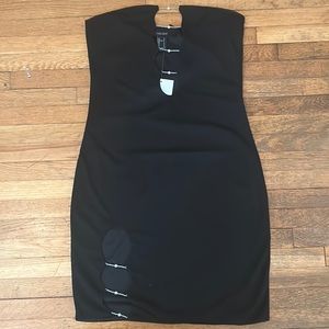 Women’s black mini dress